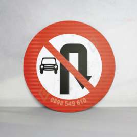 biển báo giao thông cấm xe ô tô quay đầu