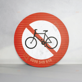 biển báo giao thông, cấm xe đạp P.110a