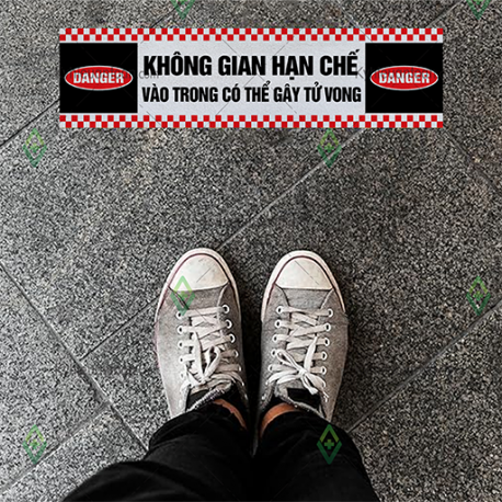 DS_074A, tấm dán sàn không gian hạn chế vào trong có thể gây tử vong