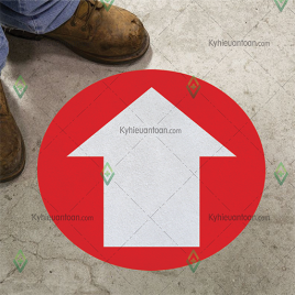 Tấm dán sàn chỉ lối đi một chiều