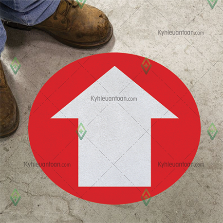 DS_076A, tấm dán sàn chỉ lối đi một chiều
