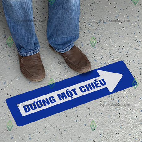 DS_078A, tấm dán sàn đường một chiều