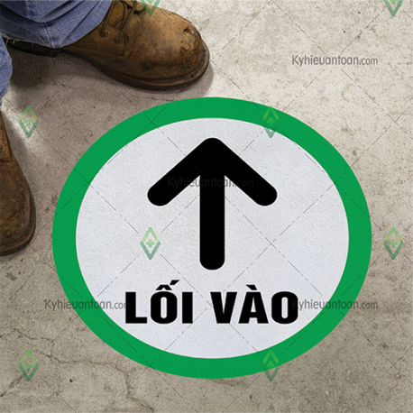 DS_080A, tấm dán sàn chỉ lối vào