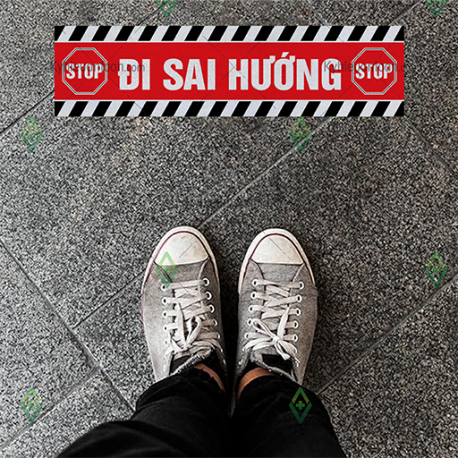DS_083A, tấm dán sàn đi sai hướng
