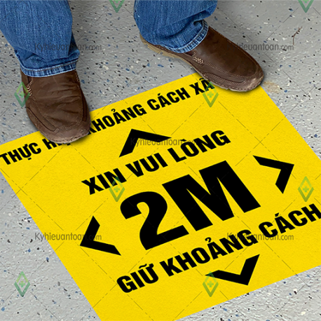 DS_086A, tấm dán sàn xin vui lòng giứ khoảng cách 2m