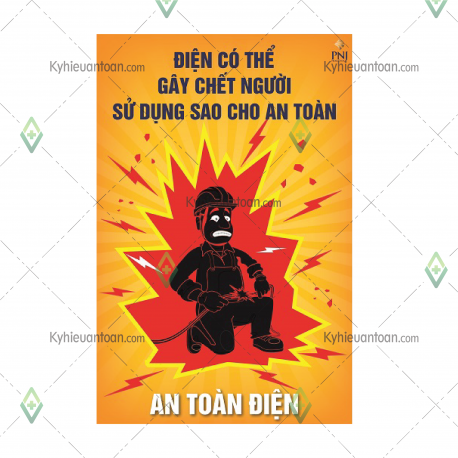 PTAT-03_poster an toàn điện, điện có thể gây chết người