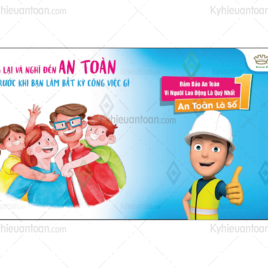 Banner hãy dừng lại và nghĩ đến an toàn