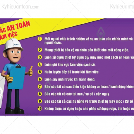 BN-09_Banner 10 nguyên tắc an toàn tại nơi làm việc