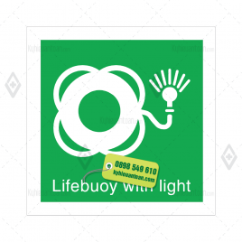 Biển Phao cứu sinh có đèn