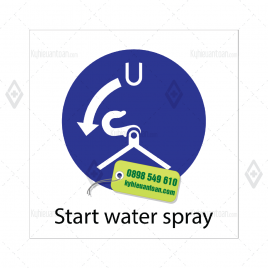 Biển Khởi động hệ thống phun nước