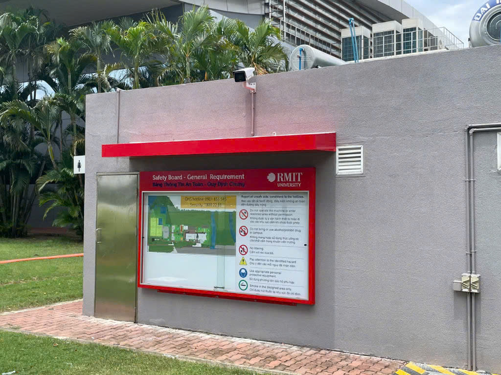 Bảng thông tin an toàn_RMIT