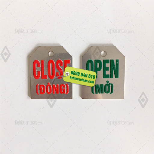 Thẻ đóng mở inox