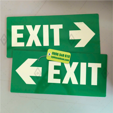 EDQ-01A_Bảng exit dạ quang