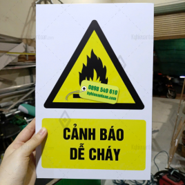Bảng cảnh báo dễ cháy