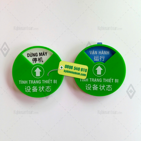 TAG-036A_Bảng trạng thái song ngữ Việt Trung