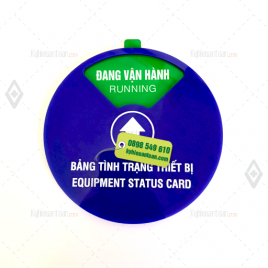 Bảng Tình Trạng Thiết Bị Việt Anh In UV – Equipment Status Card Chất Lượng Cao