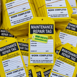 Thẻ bảo trì sửa chữa – Maintenance repair tag