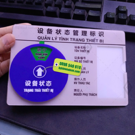 TAG-046_Bảng quản lý tình trạng thiết bị Việt Trung 1