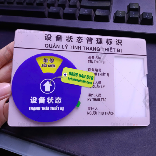 TAG-046_Bảng quản lý tình trạng thiết bị Việt Trung 3