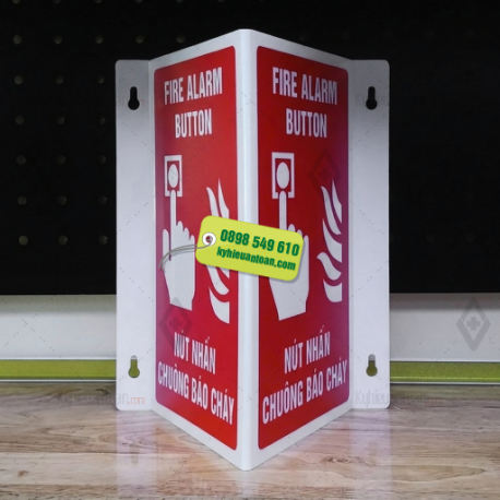 TGUV-03_Bang nut nhan bao chay song ngu viet anh in uv mica sua