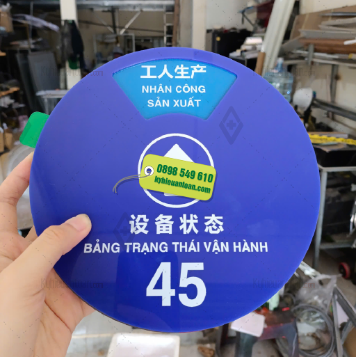BẢNG TRẠNG THÁI VẬN HÀNH SONG NGỮ VIỆT TRUNG (CÓ SỐ THỨ TỰ)